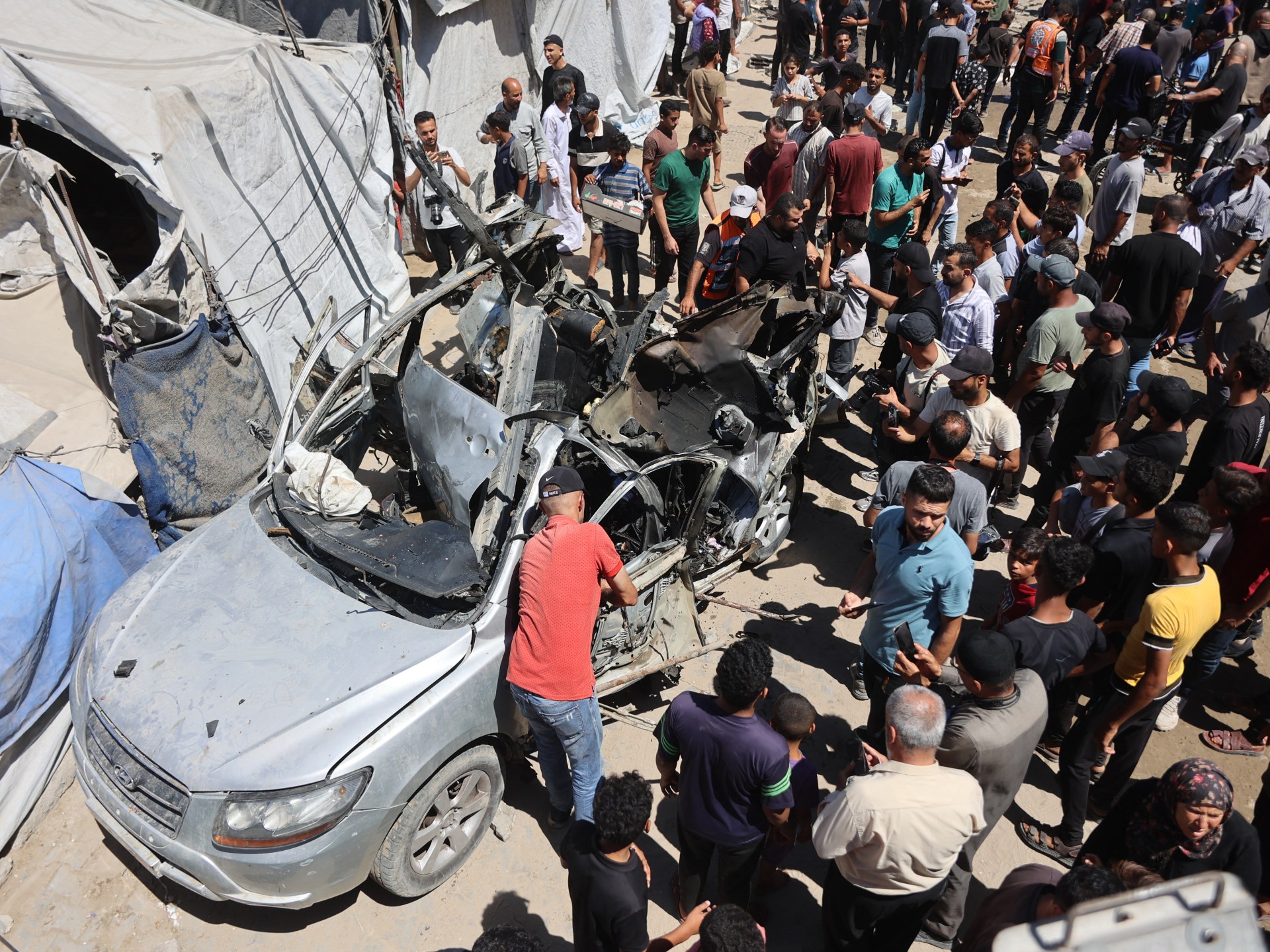 Drone strike kills at least three Palestinians in Gaza City