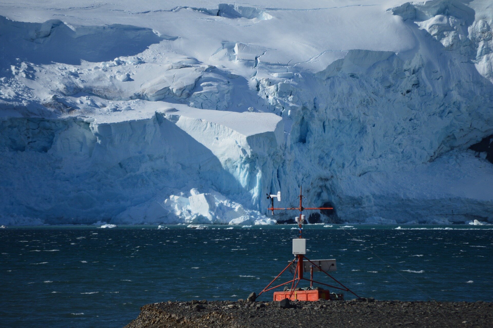 Antarctic meltwater found to speed glacier slide toward the sea