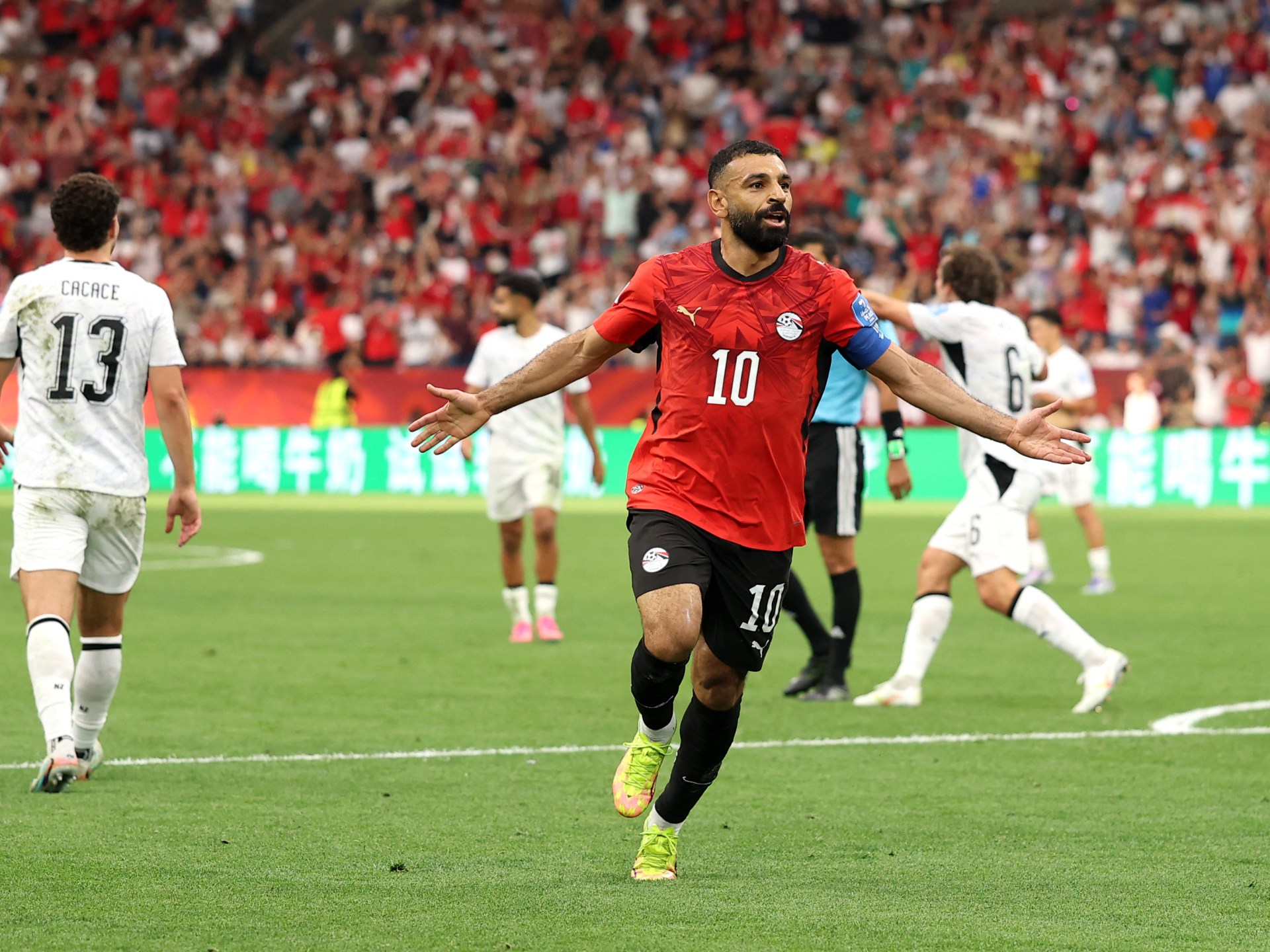 Salah leads Egypt past New Zealand for first World Cup victory