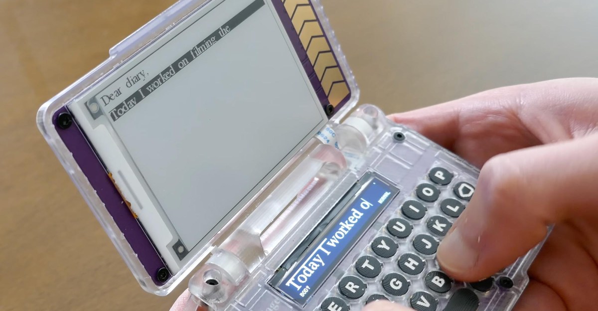 PocketMage brings PDA-style computing back with dual displays