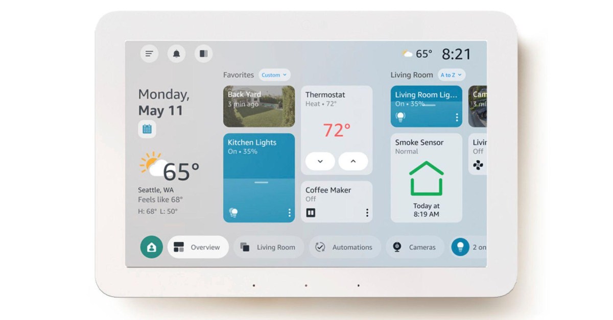 Amazon updates Echo Hub with a more customizable home screen