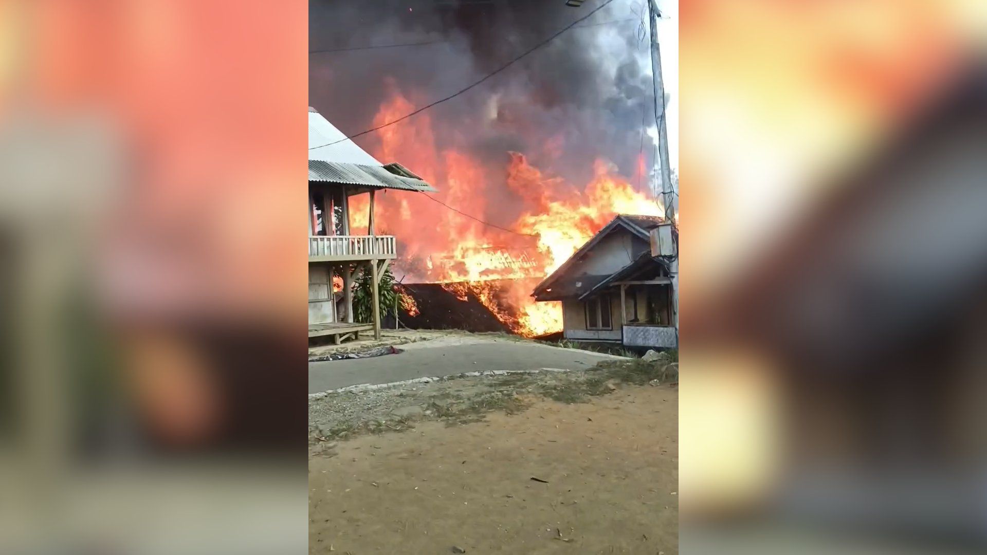 West Java village fire destroys more than 70 homes