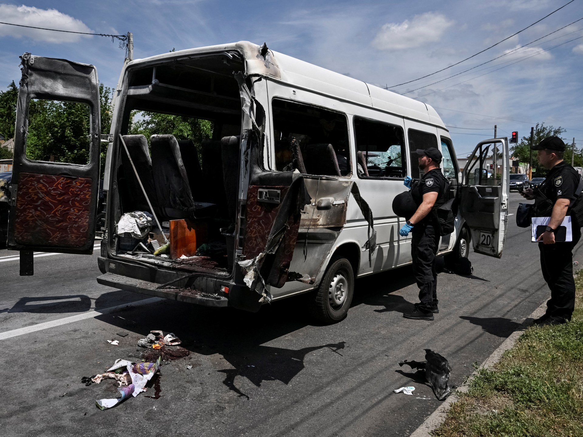 At least eight killed as Russian strikes hit Ukrainian cities