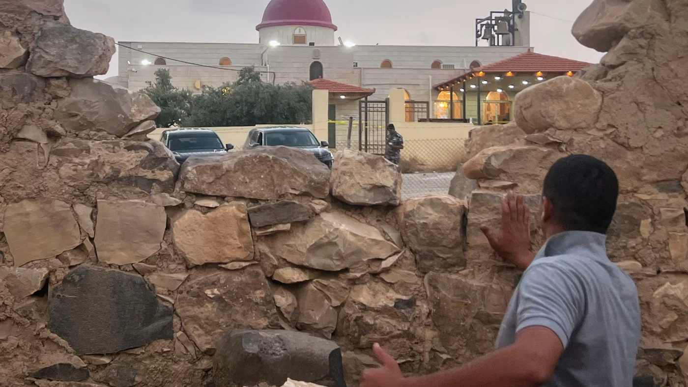 Jordan church funeral shooting kills at least seven as tolls conflict