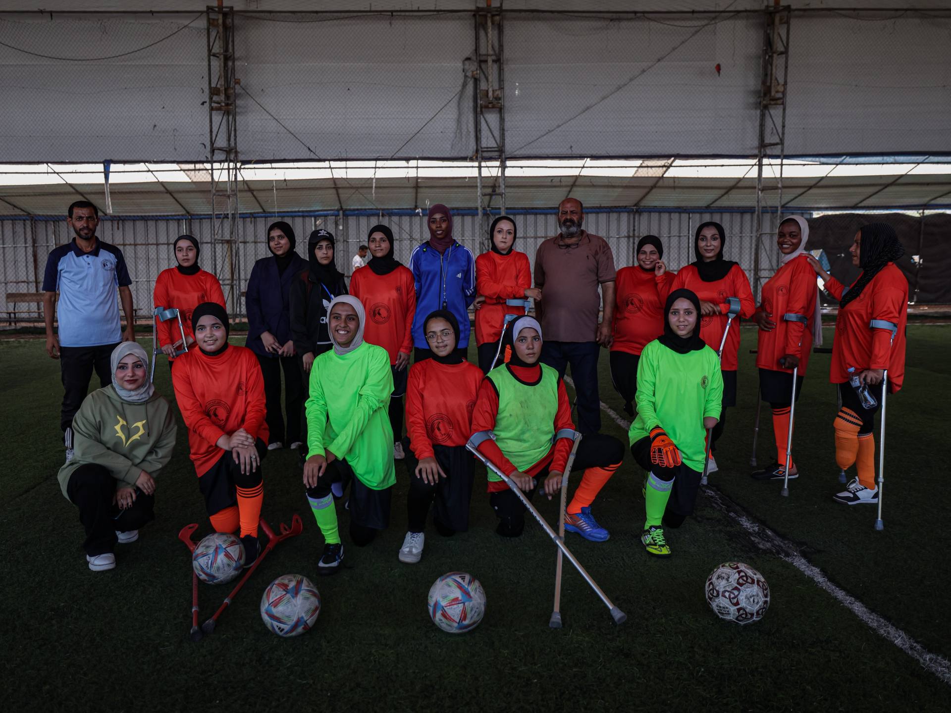 Gaza women amputees turn to football for recovery