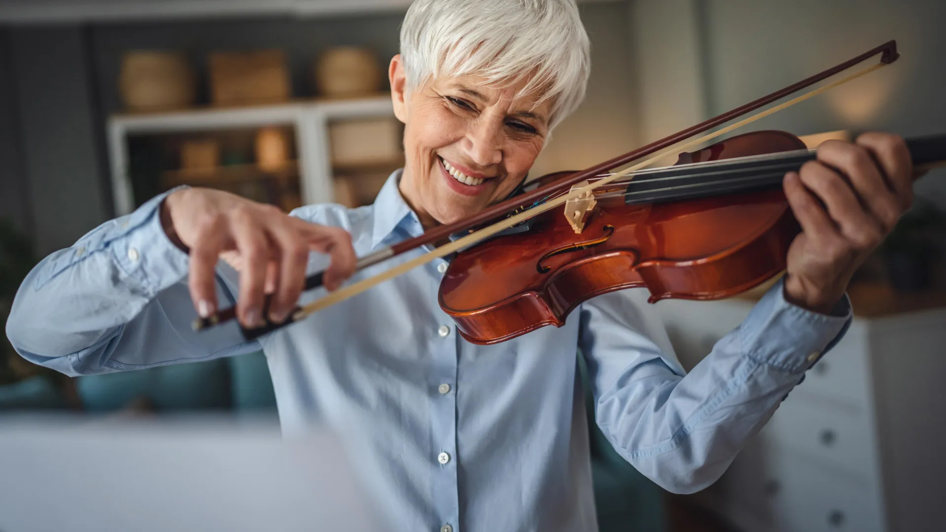Starting an instrument in later life linked to steadier memory