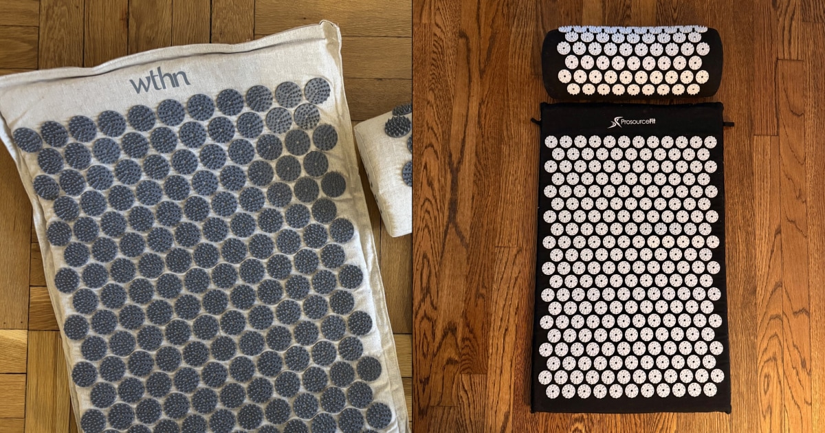 Experts say acupressure mats may help with recovery and sleep