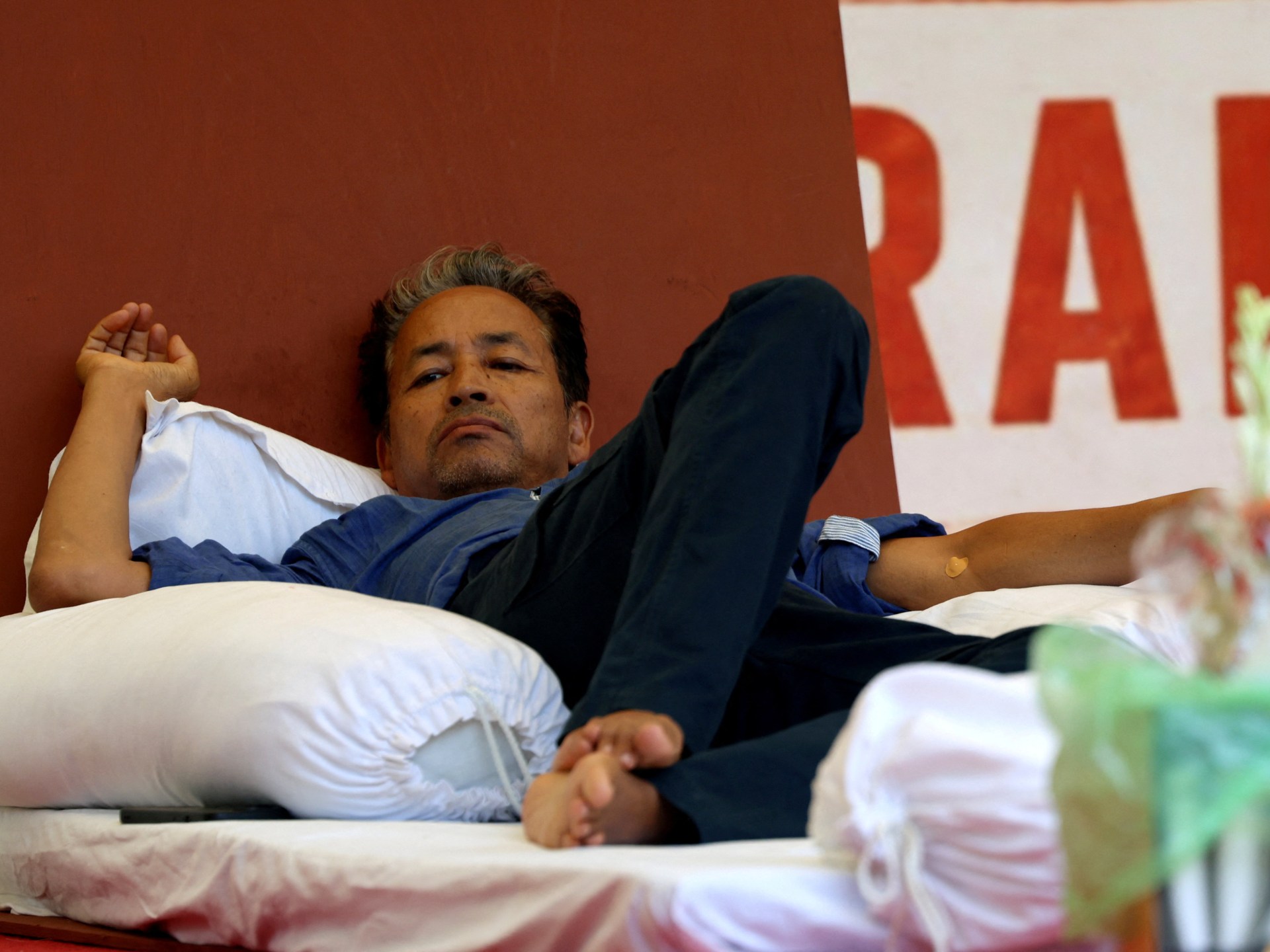 Wangchuk pressed to end fast as exam leak protest enters 17th day