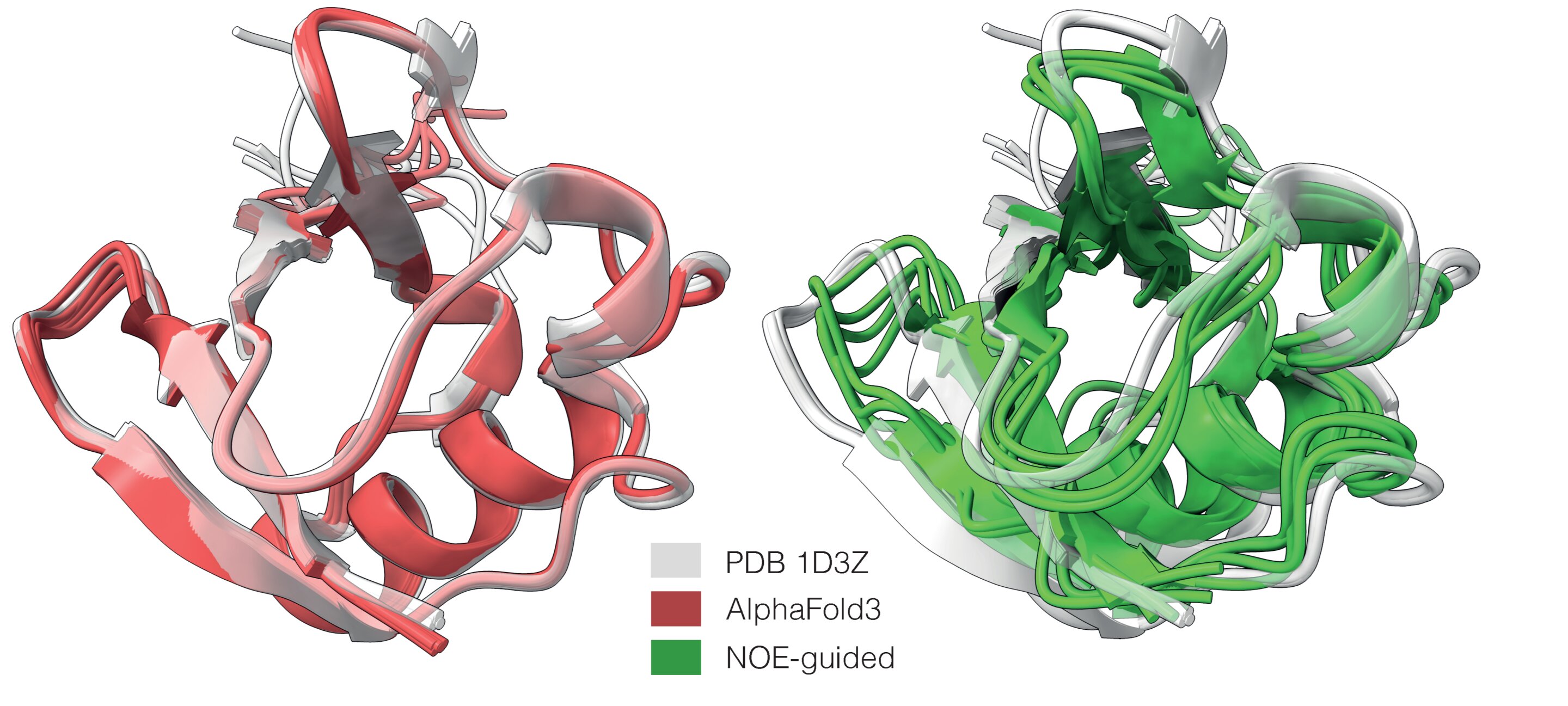 Researchers add experimental data to AlphaFold to model moving proteins