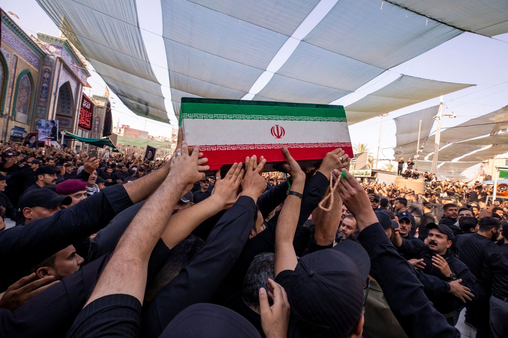 Karbala procession precedes Khamenei burial in Mashhad