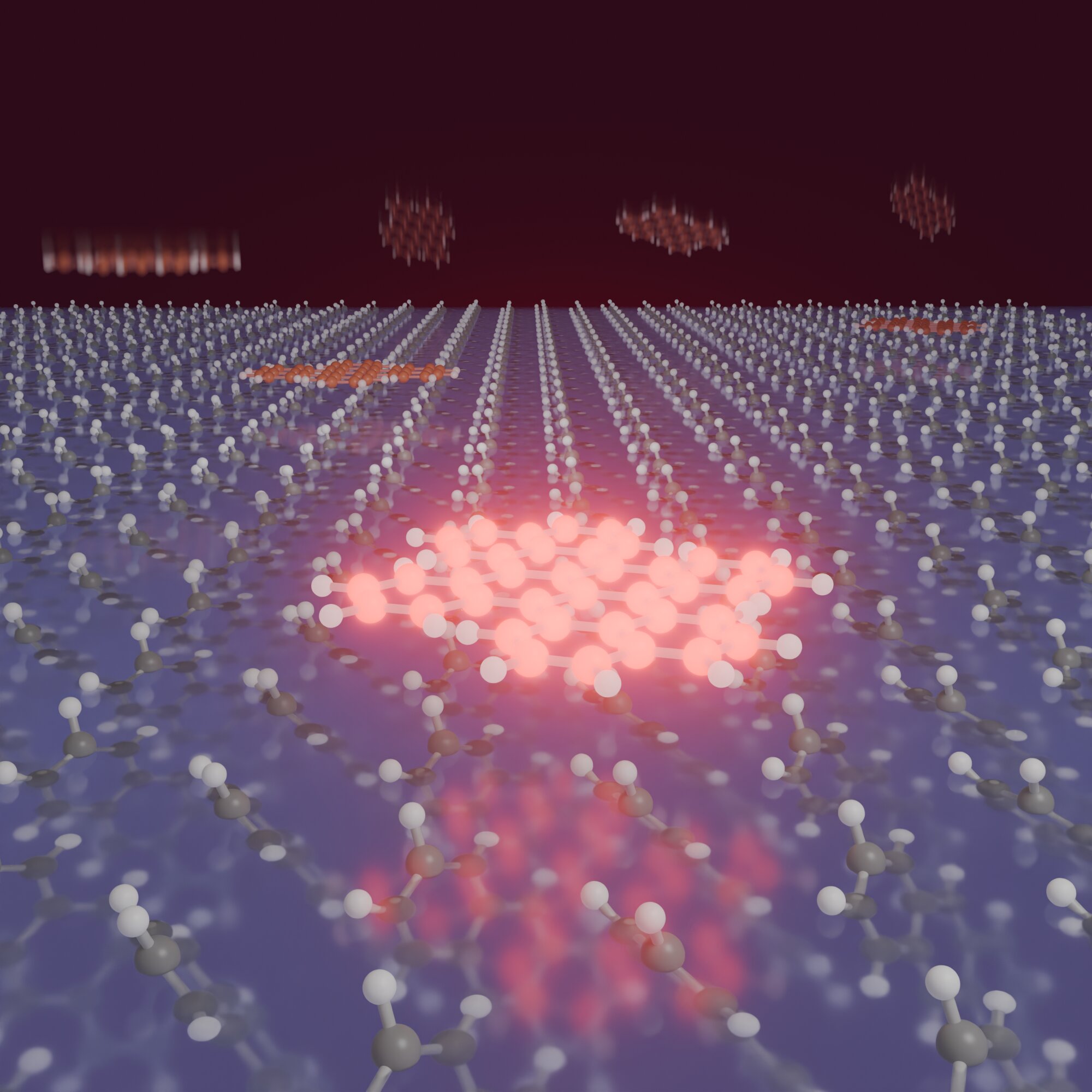 Surface-bound molecules reach Fourier quantum limit in optics experiment