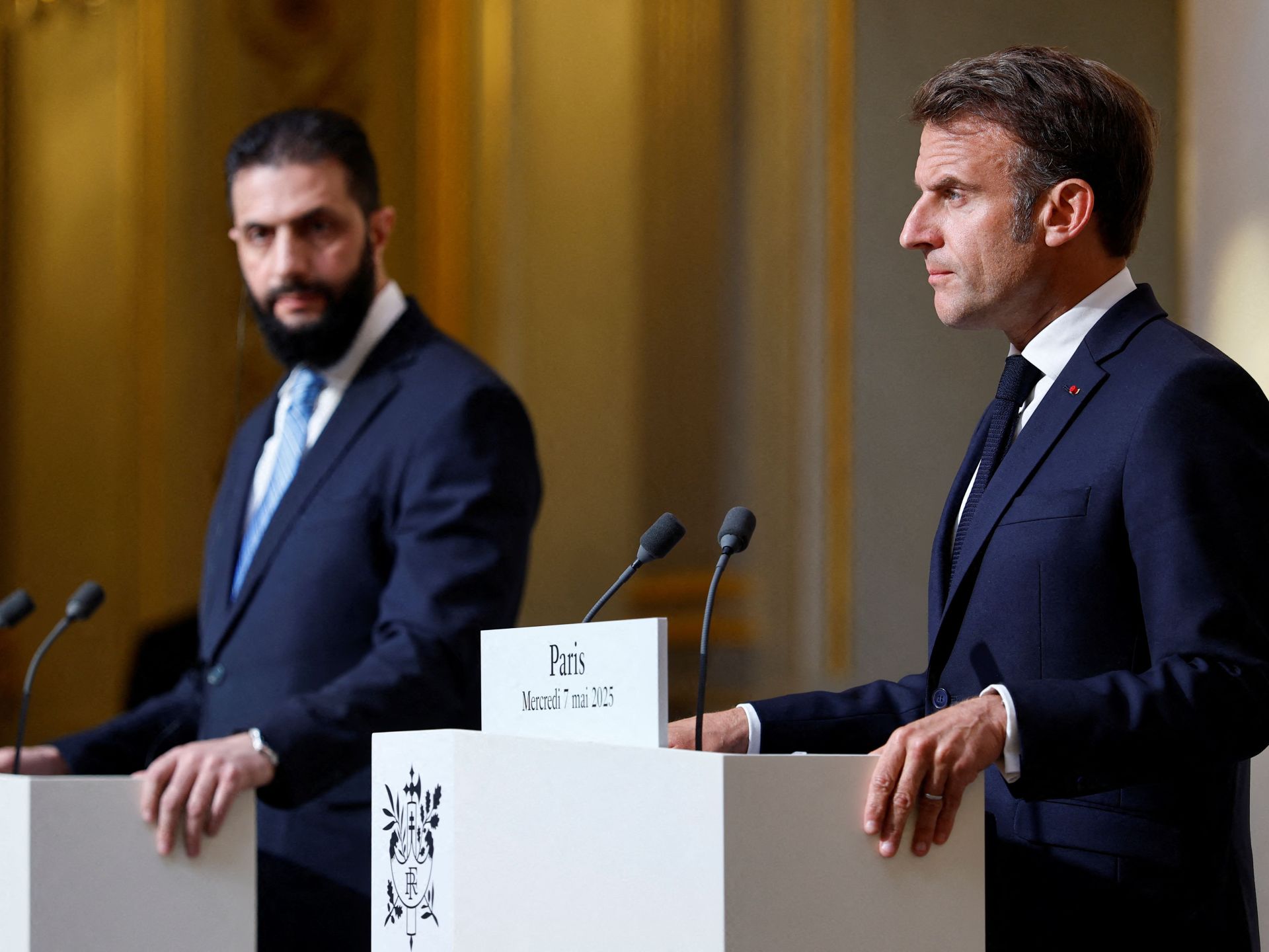 Macron visits Syria before Ankara NATO summit