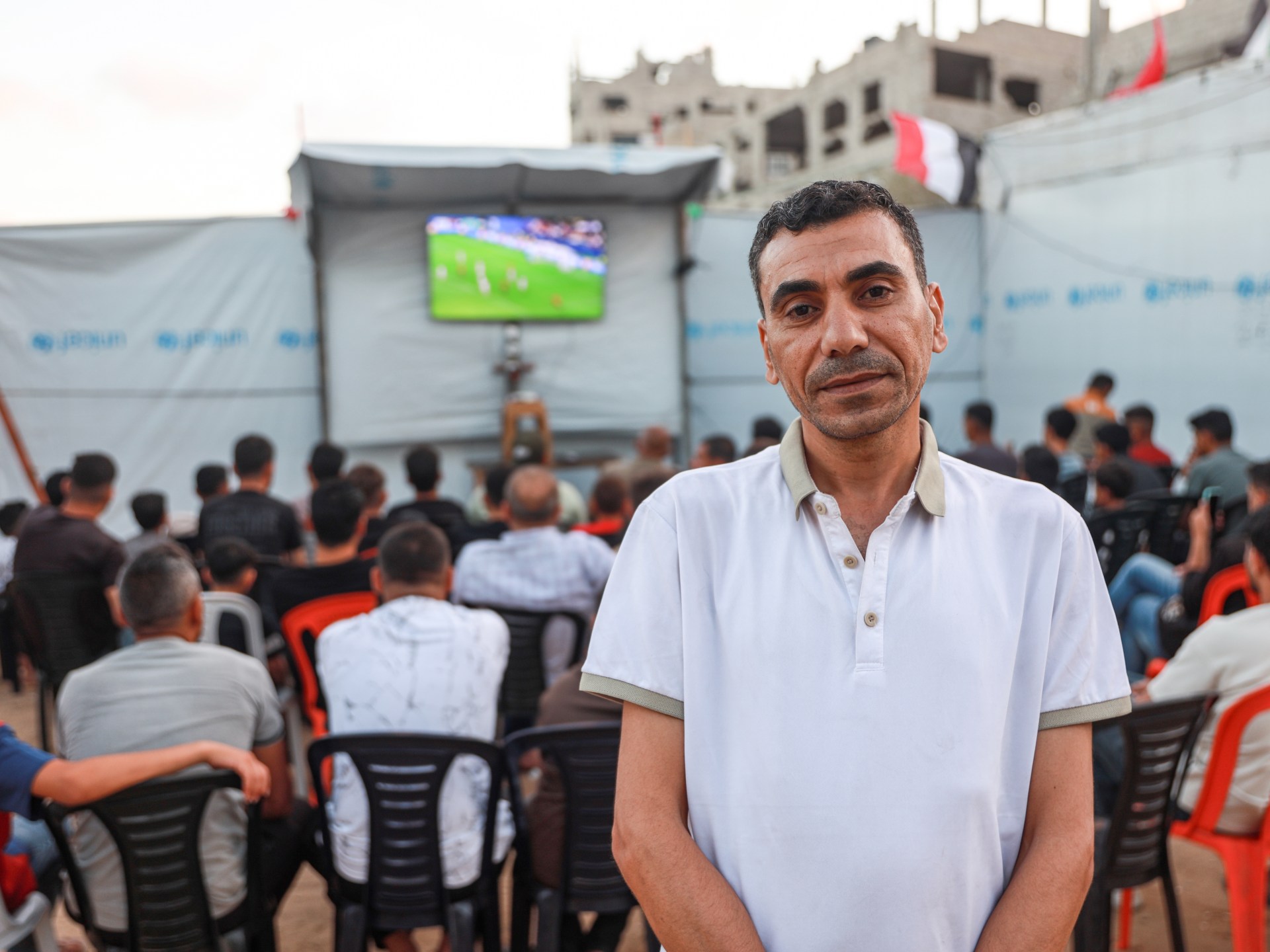 Gaza football fans back Spain as politics enters World Cup viewing