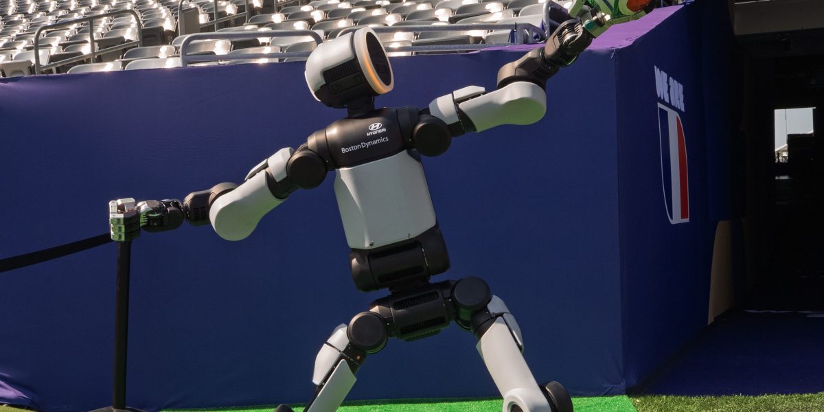 Atlas robot delivers World Cup ball at Brazil-Norway halftime