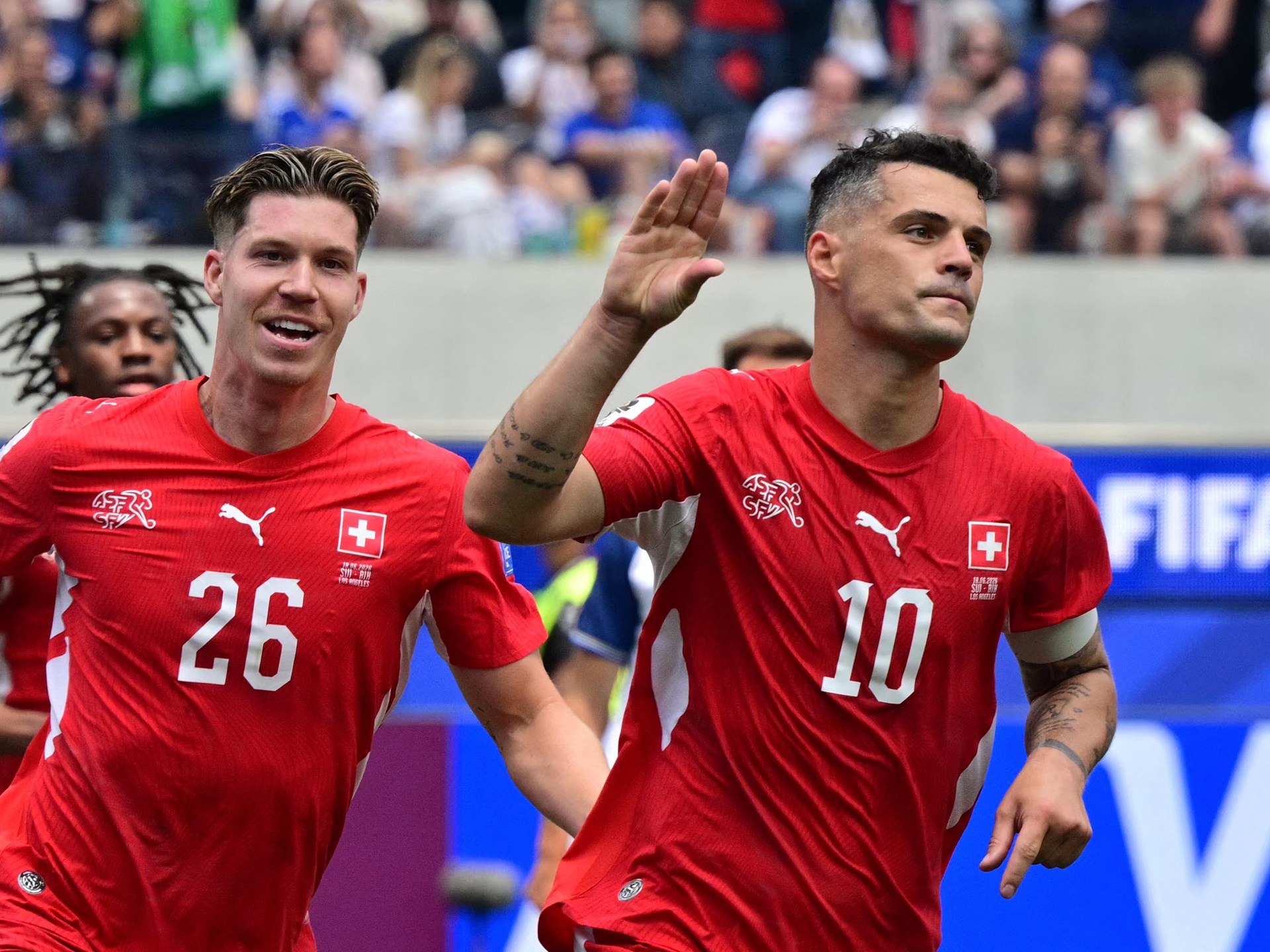 Switzerland pull away late to beat Bosnia 4-1 and lead Group B