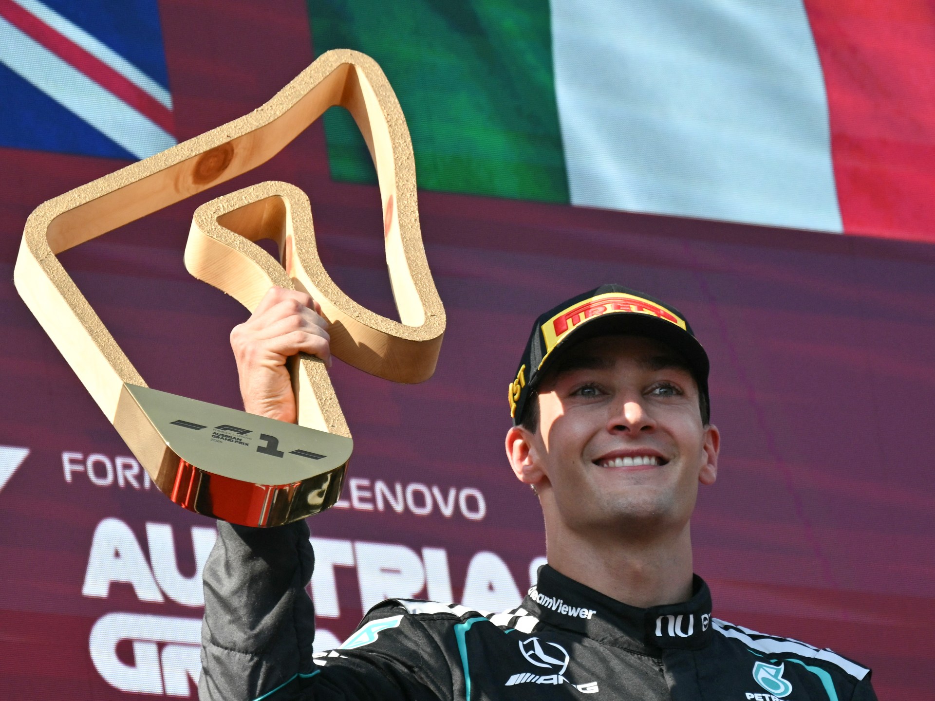 Russell wins in Austria as Mercedes tightens F1 title fight
