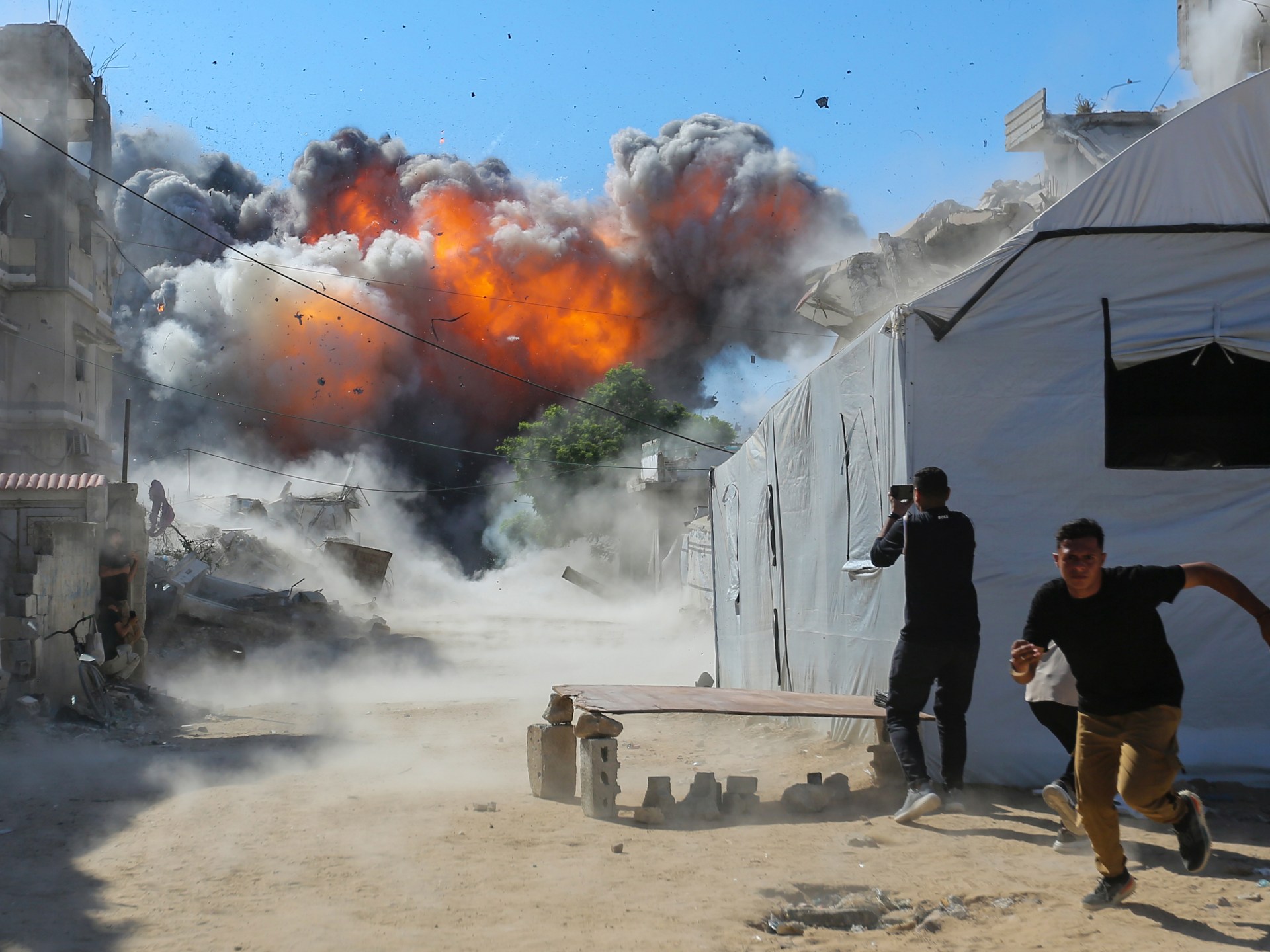 Israeli strikes kill three Palestinians in Gaza, medics say