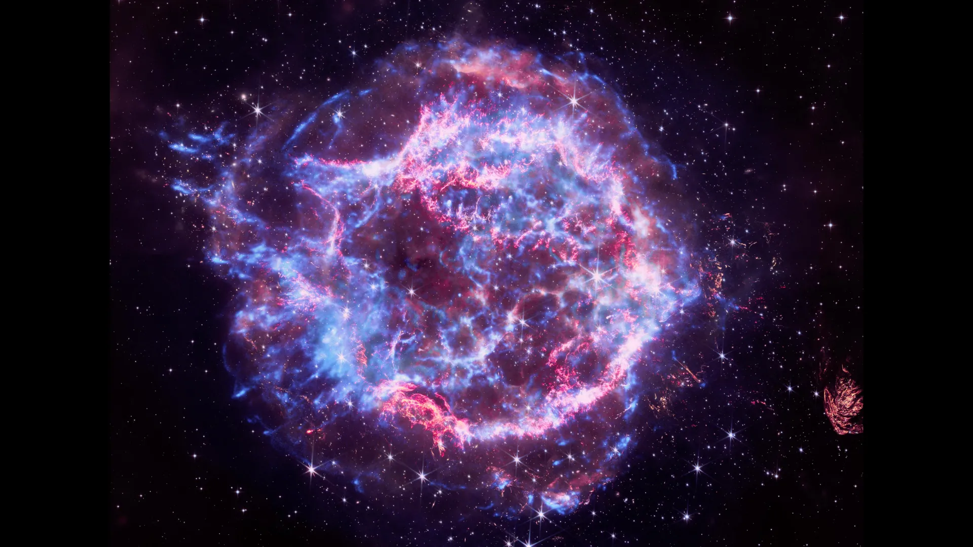 NASA marks U.S. 250th with red, white and blue space images