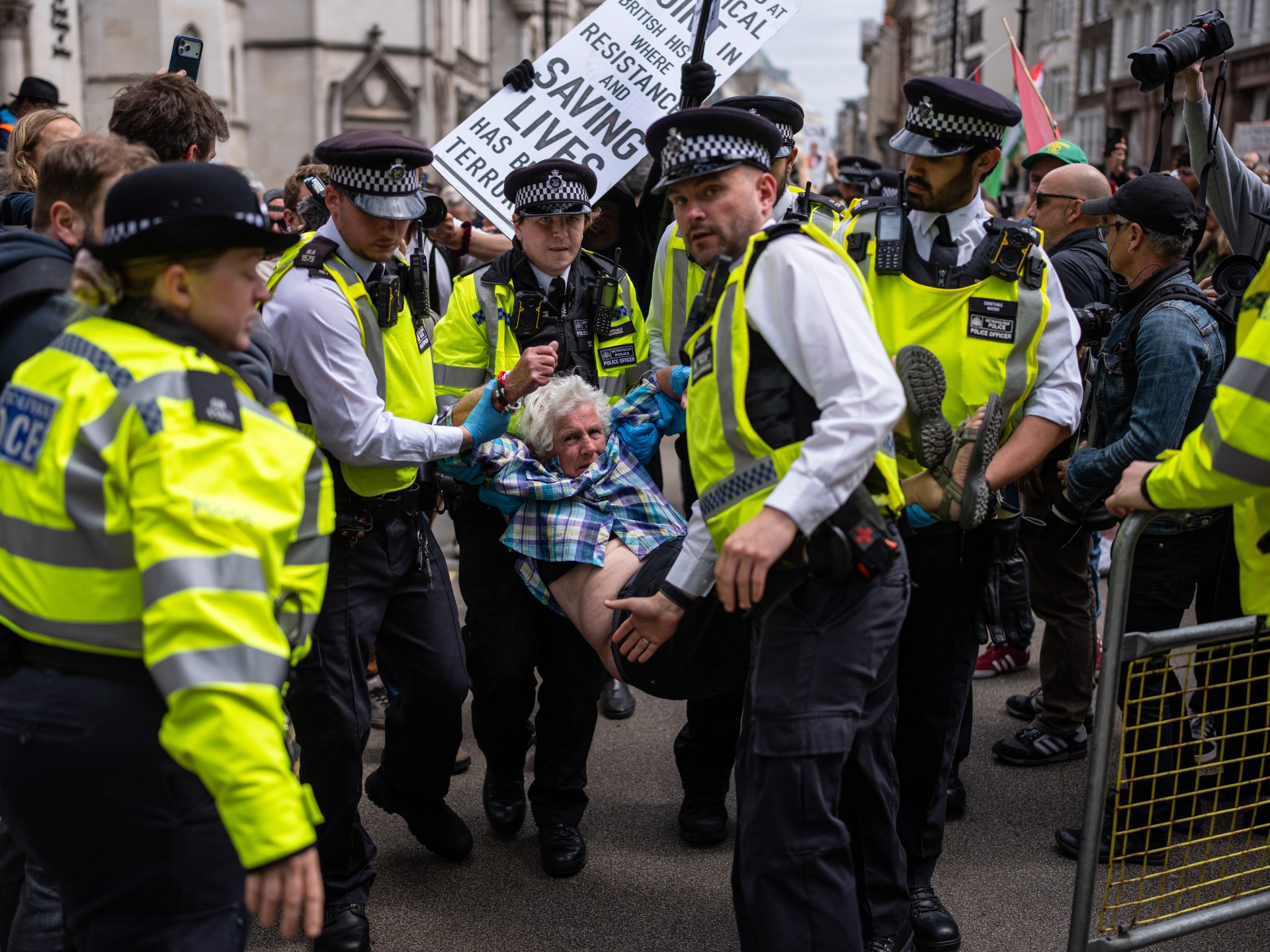UK protest powers face scrutiny after Palestine Action ban upheld