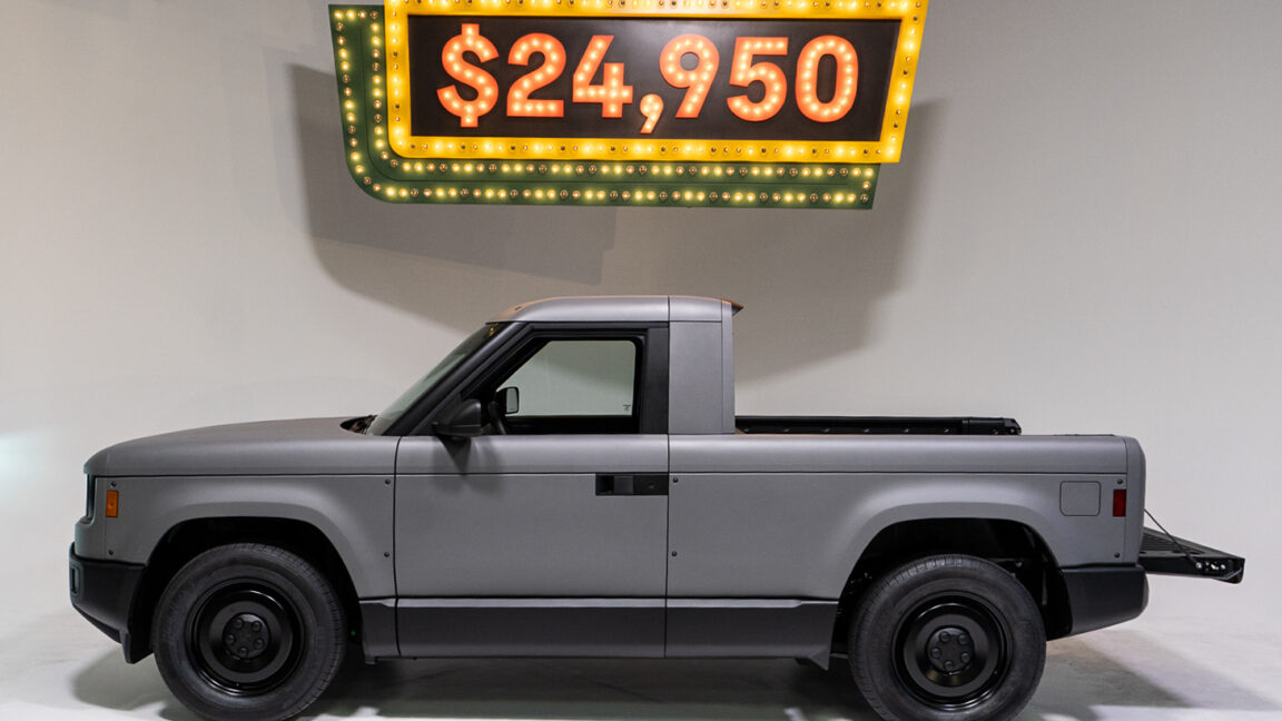 Slate raises electric pickup specs as $24,950 model nears orders