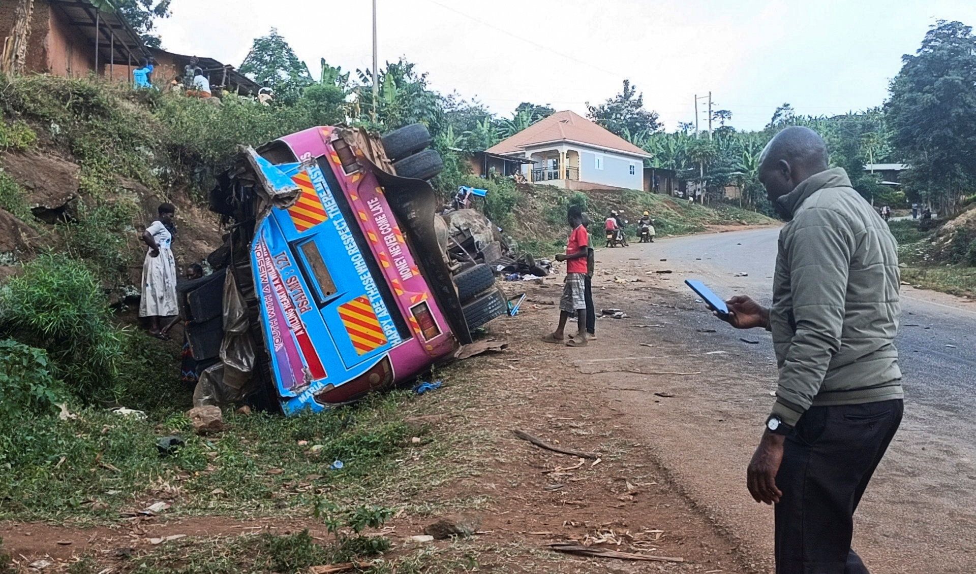 Uganda school bus crash toll climbs to 24