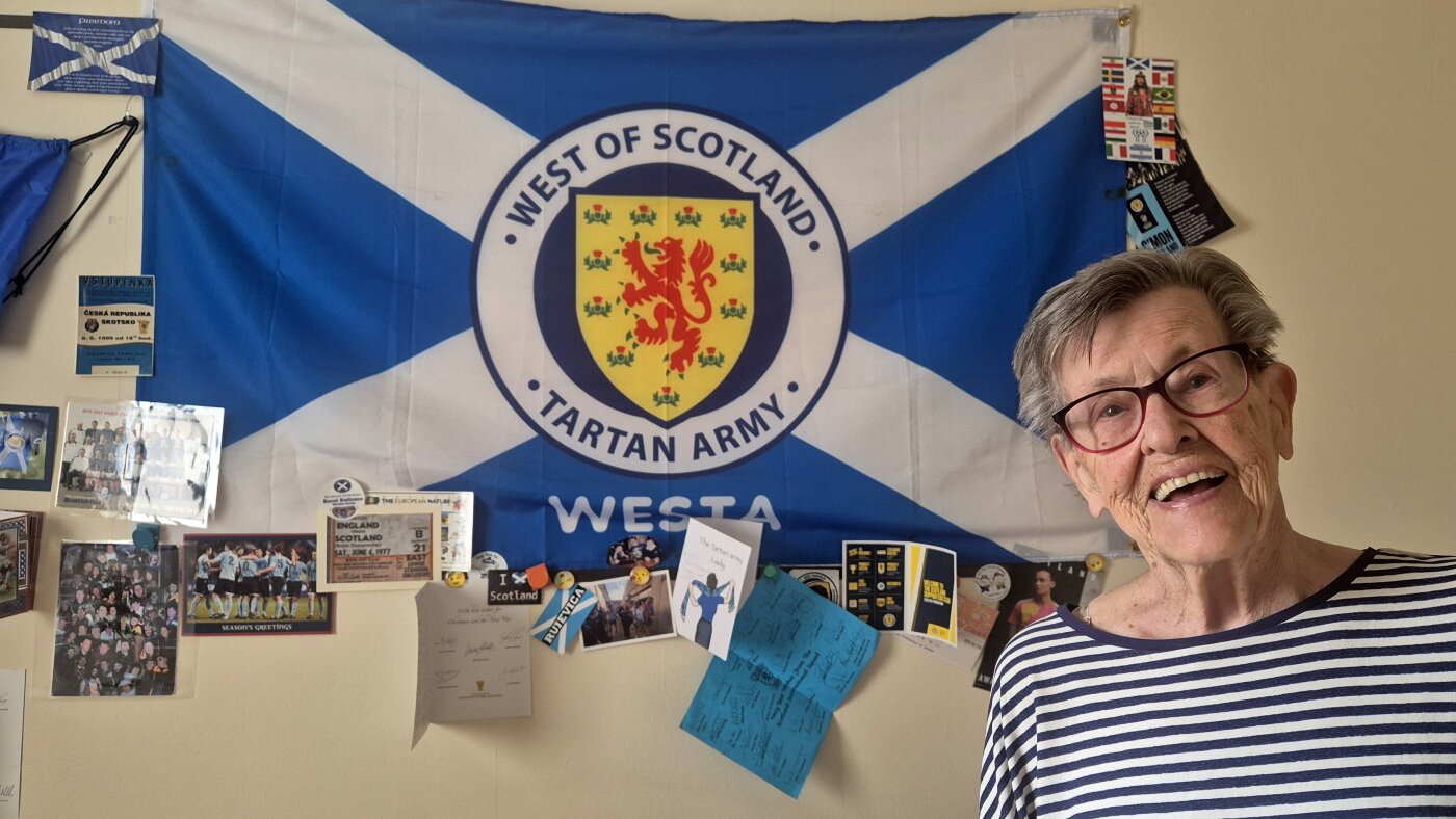 At 93, Scotland fan Moira Brown heads to World Cup after decades away