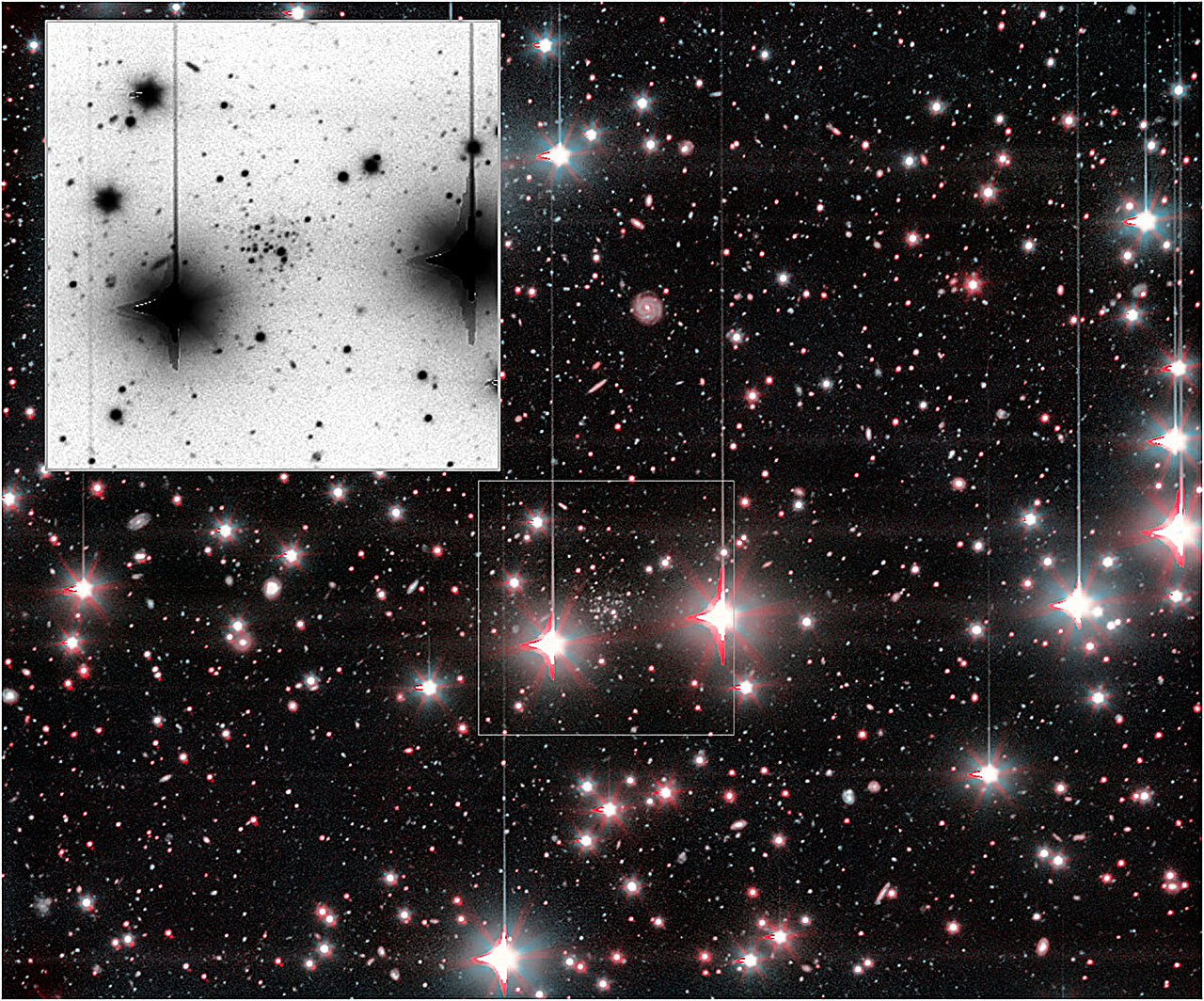 New faint satellite near Andromeda may be 12.5 billion years old
