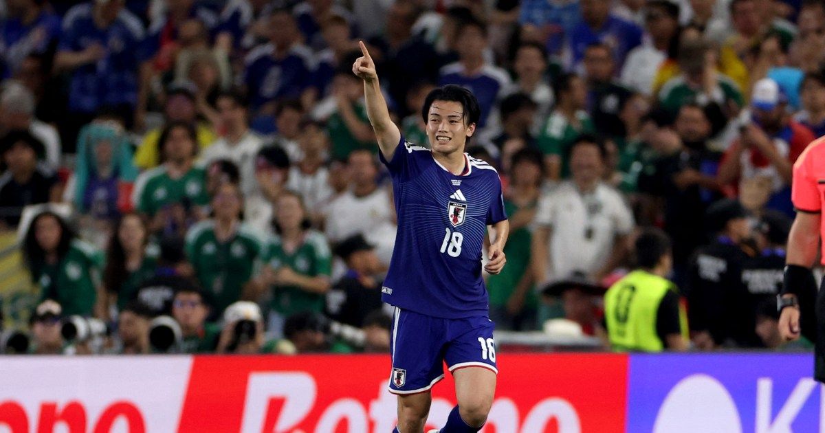 Japan beat Tunisia 4-0 as Ueda double ends knockout hopes